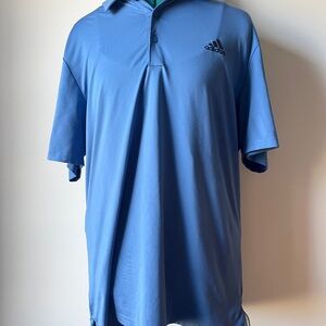 Adidas Men's Sky Blue Polo Shirt